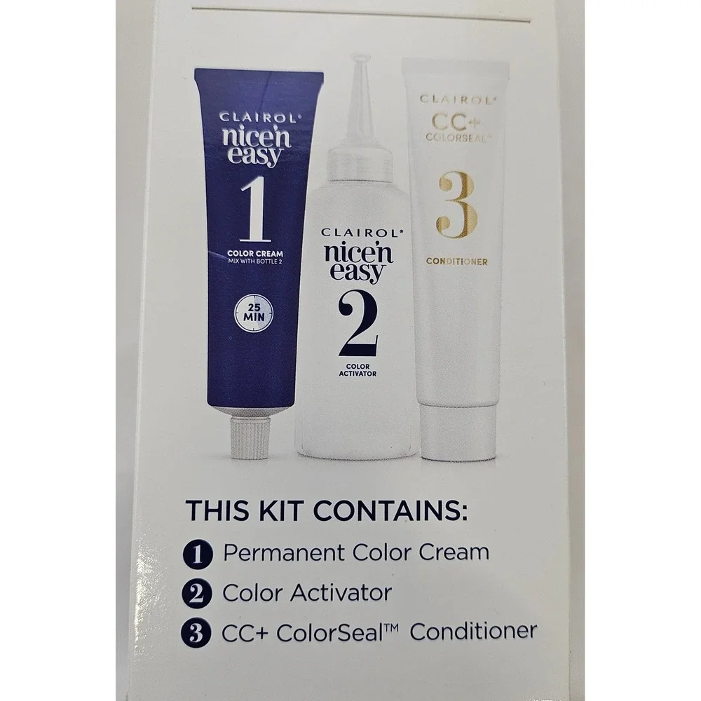 Clairol Nice'n Easy Permanent Hair Color 5 Medium Brown 2 Boxes Gray‎ Coverage⁶